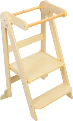 Produktbild von Lernturm für Kinder, faltbarer Küchenturm für Kleinkinder, zusammenklappbarer Stehturm für Kleinkinder, Montessori-Küchenhocker