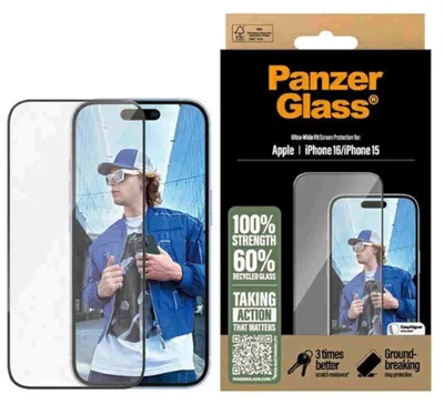 Image de Szkło Hartowane Panzerglass Screen Protector Ultra-Wide Fit Na Iphone 16