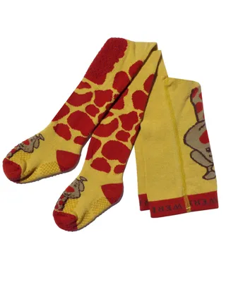 Produktbild von Kinder Krabbelstrumpfhose mit ABS Beschichtung Giraffe Savanne Größe 80-86