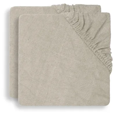 Produktbild von Wickelauflagenbezug Frottee 50x70 cm - Nougat - 2 Stück