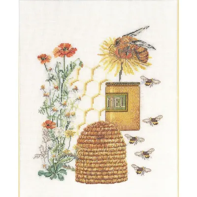 Obrázok produktu pre Krížková súprava Thea Governor "Honey sampler Aida", počítaná, 27x35cm