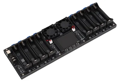 Produktbild von 8-Kanal-18650-Batterietester, 2,4-Zoll-TFT-Display-Kapazitätstest mit Multimodus-Funktionalität, erhöhter Sicherheit und intuitiver Anzeige