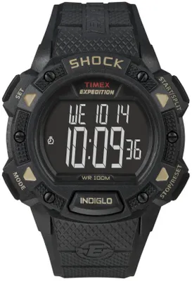 Image de Montre numérique Timex Expedition Rugged Shock T49896 pour homme, résistante aux chocs