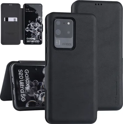 Immagine prodotto di Custodia Samsung Galaxy S20 Ultra Black a libro - Portacarte