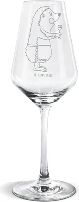 Produktbild von Mr. & Mrs. Panda Weinglas Igel Wein - Transparent - Geschenk, Weißwein, Lustige Sprüche, Weinliebhaber, glas, Rotwein, Spruch, Für, Weißweinkelch, Kelch