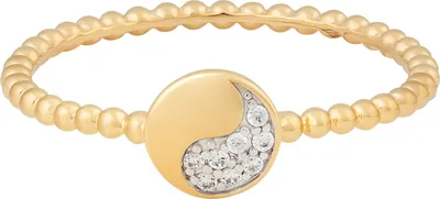 Produktbild von cai Ring 925/- Sterling Silber gelb 052 (16,6) Zirkonia 274270319V