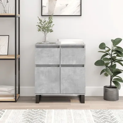 Obrázek produktu pro vidaXL Příborník betonový šedý 60x35x70 cm odvozený výrobek ze dřeva