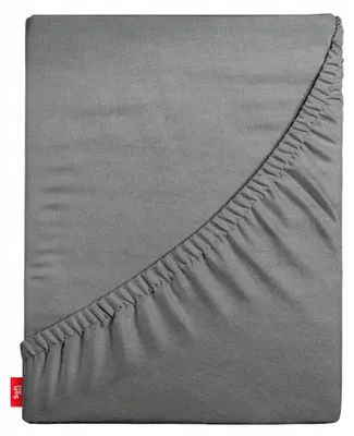 Produktbild von Softimi JERSEY Spannbettlaken 80x200cm 100% Baumwolle Grau