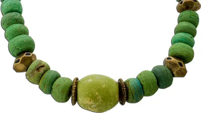 Produktbild von Jadekette grüne Smaragd Edelsteine 160ct hellgrüne Jade 200ct 50