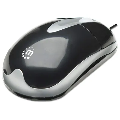 Obrázok produktu pre Manhattan 177016, Všestranný, Optický, USB Typ-A, 1000 DPI, Čierna