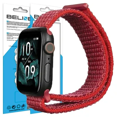 Obrázok produktu pre Beline Apple Watch Nylonový Remienok 38/40/41 Mm Červený/Červený