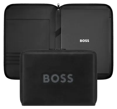 Obrázok produktu pre BOSS Conference folder zip A4 Boss Cut Out Black & Grey