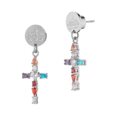 Immagine prodotto di Roccobarocco, orecchini a bottone da donna, modello RBJ0021SS