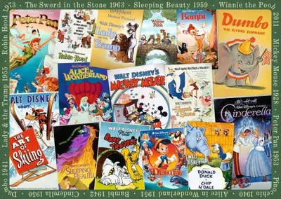 Image de Disney Vintage Movie Poster Ravensburger 12000689