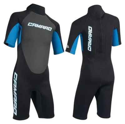 Produktbild von CAMARO Juniors Flex Shorty REVO 3/2mm Youth Kinder Neoprenanzug Schwimmanzug - Groesse: 16 (163-170)