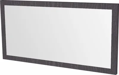 Produktbild von Spiegel 100 cm Eiche schwarz