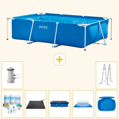 Immagine prodotto di Piscina fuori terra rettangolare - 300x200x75 cm - 8 pezzi - Modello S20048