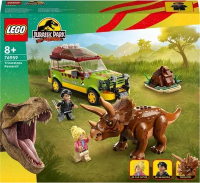 Obrázek produktu pro LEGO® Jurassic World - Cercetarea dinozaurului Triceratops 76959, 281 piese