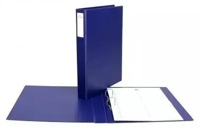 Image de Classeur pour dossiers personnels 2R, 4 cm, couleur bleu marine - Biurfol