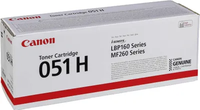 Immagine prodotto di Canon 051 H - Alta capacità - Nero - originale - Cartuccia toner - per imageCLASS MF264, MF267, MF269; i-SENSYS MF264, MF267, MF269; Satera LBP161, LBP162