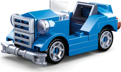 Produktbild von Sluban Builder M38-B0920B, blaues Cabriolet
