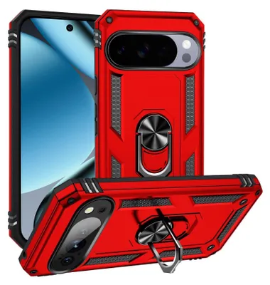 Immagine prodotto di Custodia per cellulare Armor Shield per Google Pixel 10 Pro cover Custodia protettiva per cellulare Ultra Hybrid Case, rosso