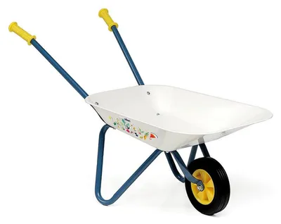Metallene Kinder-Schubkarre, robust, für Garten und Transport, 3807G