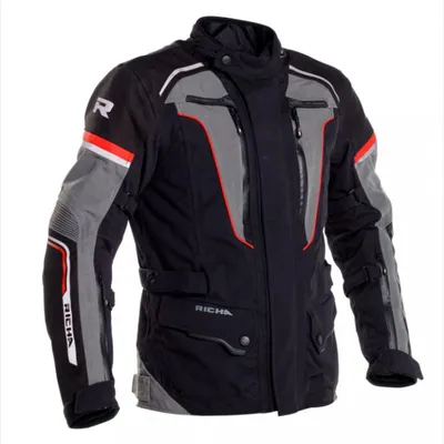 Produktbild von Richa Infinity 2 Pro Motorrad Textiljacke, schwarz/grau/rot, XL