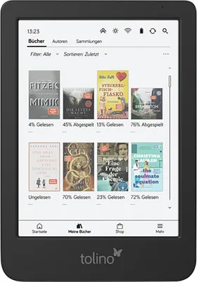 Immagine prodotto di Lettore di eBook a colori Tolino shine, nero