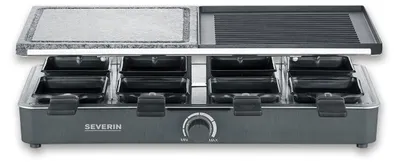 Zdjęcie produktu dla Severin RG2371 Grill Raclette dla 8 osób Naturalny kamień i płyta grillowa