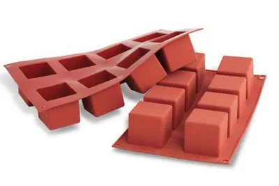 Produktbild von Silikonform für CUBE Monoporation 50x50mm/H=50mm SILIKOMART