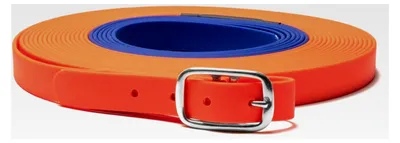 Produktbild von Biothane beta Schweißriemen 19mm orange-blau 6m