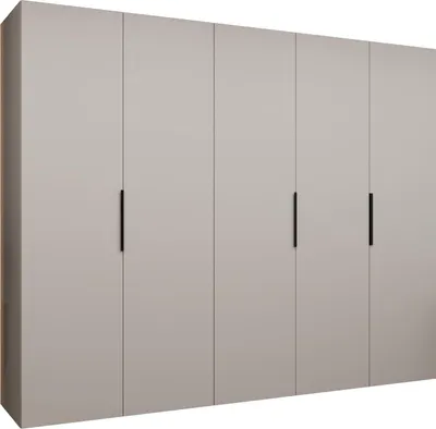 Produktbild von MEBLE KRYSPOL, Kleiderschrank, Schrank 250 cmx202x52, Kaschmir, Schwarz