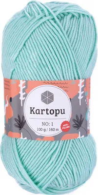 Produktbild von 100g Strickwolle Kartopu NO:1 Polyacryl-Wolle Anti Pilling Effekt