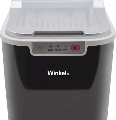 Obrázok produktu pre Stroj na výrobu ľadových kociek pre domácnosť a kanceláriu – kompaktný, prenosný a automatický – 12 kg za deň, rýchly a tichý