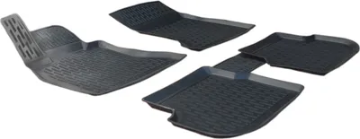Image de 3D Tapis De Sol en Caoutchouc Premium Pour BMW 5 Series F10 / F11 2010-2016, Bord Haut, Noir, Antidérapant, Toutes Saisons