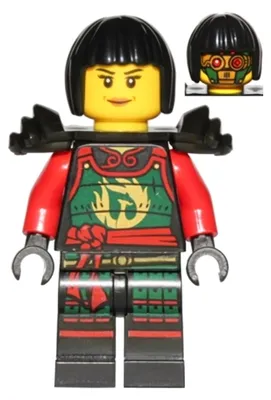Image de LEGO Minifigurine Samouraï X (Nya) - Accessoire, Cheveux – Ninjago (njo0271) – Neuf