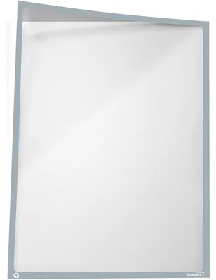 Produktbild von Infotasche Recycling magnetisch A3 435x312mm grau VE=25 Stück