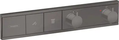 Produktbild von HG Fertigset Thermostat RainSelect für 2 Verbraucher brushed black