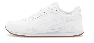 Produktbild von Puma ST Runner V4 L Unisex-Sneaker, Weiß-Gletschergrau-Gum, 13 UK