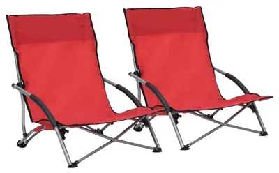 Immagine prodotto di Sedie pieghevoli da spiaggia, set da 2