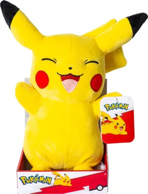 Produktbild von Pikachu Plüsch 30cm jubelnd Kuscheltier