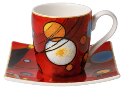 Zdjęcie produktu dla Goebel Wassily Kandinsky - Schweres Rot (Espressotasse,...