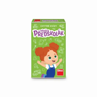 Zdjęcie produktu dla DINO Toys Gra edukacyjna Sprytne quizy Młodszy przedszkolak