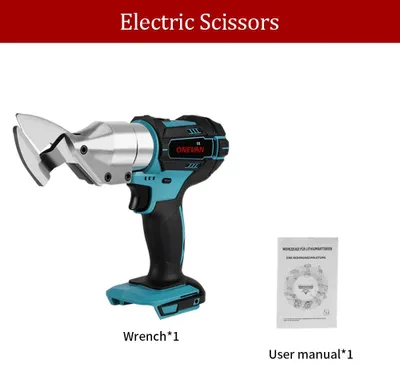 Produktbild von Elektrische Schere - Kabelloser 800 W 18V Schneider - Für Metall Wolle Holz - Aluminiumlegierungsklinge - Handgerät - 18V Akku nicht enthalten