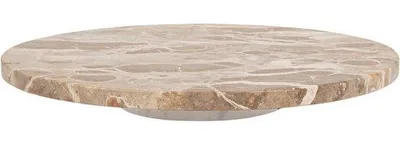 Produktbild von Drehbare Servierschale - Drehplatte Küche - Essen Servieren - Echt Marmor - 35 cm Rund - Vielfarbig