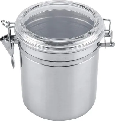 Obrázek produktu pro Vzduchotěsná skladovací nádoba - Nerezová nádoba na kávu - 1400 ml