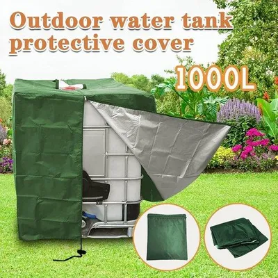 Obrázok produktu pre IBC nádrž 1000 litrov s plachtovým krytom – nádrž na dažďovú vodu – 120 x 100 x 116 cm