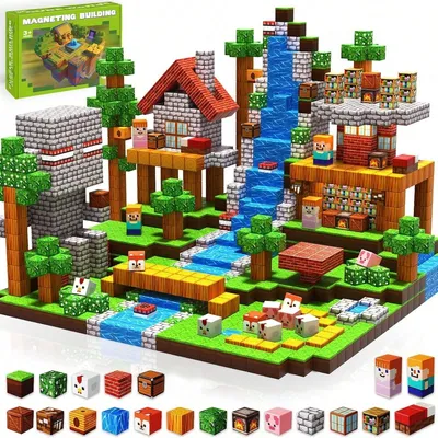 Produktbild von Magnetische Bausteine 2x150 Teile Konstruktionsspielzeug für Kinder, STEM Lernspielzeug