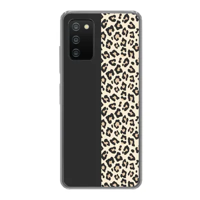 Produktbild von MuchoWow® Handyhülle Schutzhülle Hülle für Samsung Galaxy A03s Tiere - Muster - Panther Silikon Softcase Handy Hülle - Schutz